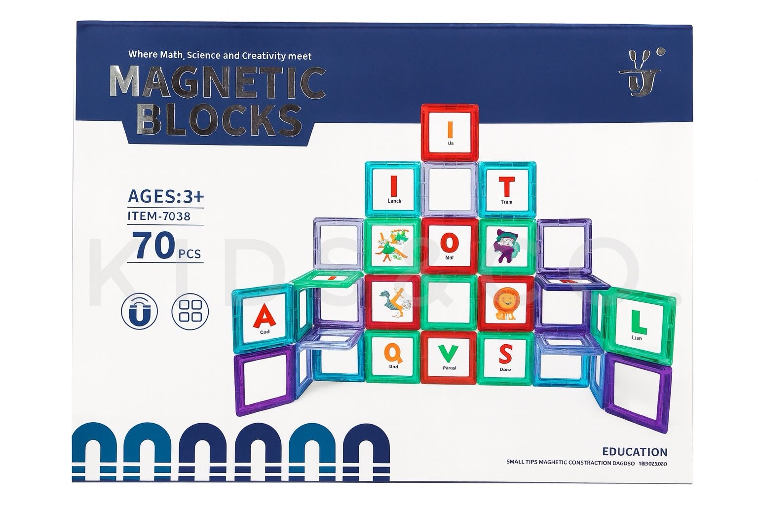 Bloques Magneticos de Letras