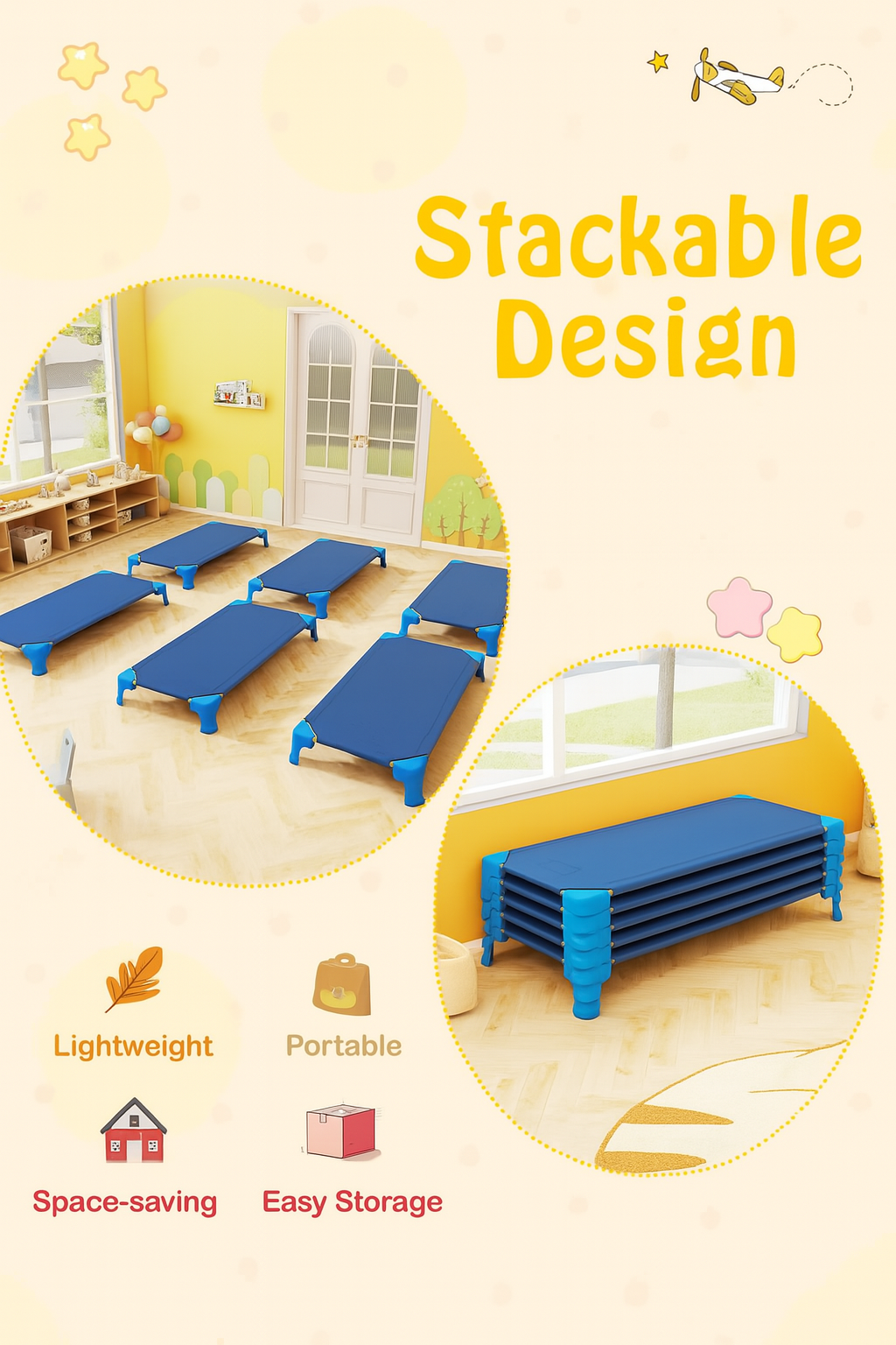 Cama de Descanso para Niños