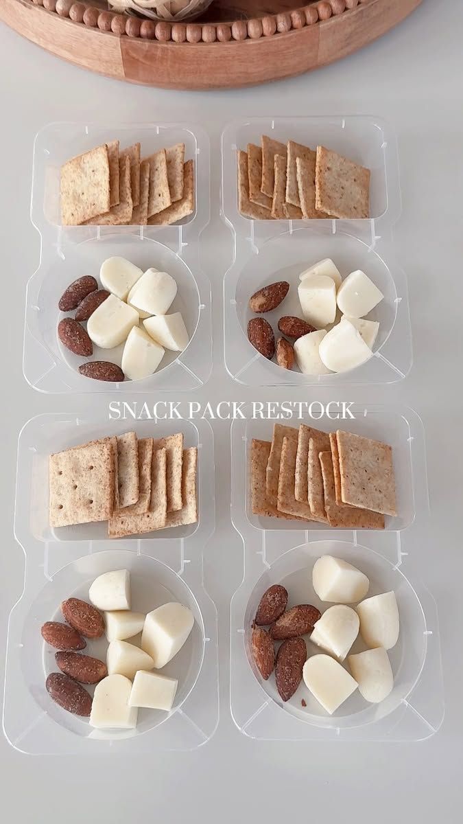 Contenedor de Snack con dos Compartimientos (20 unidades)