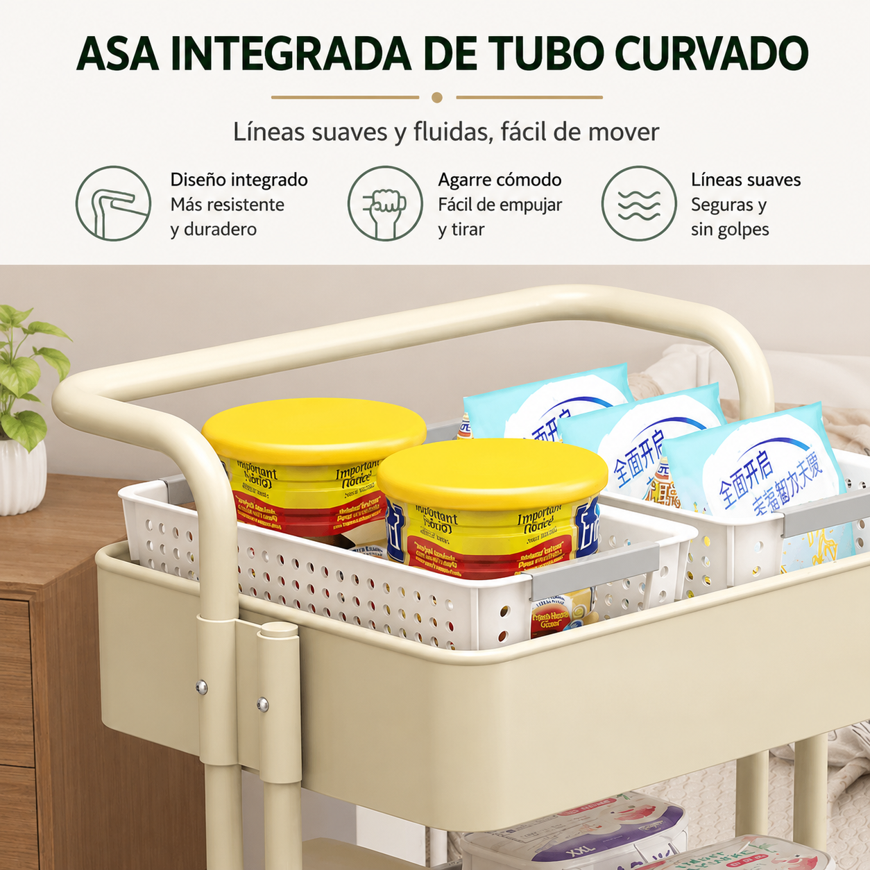 Carrito Organizador 3 Niveles