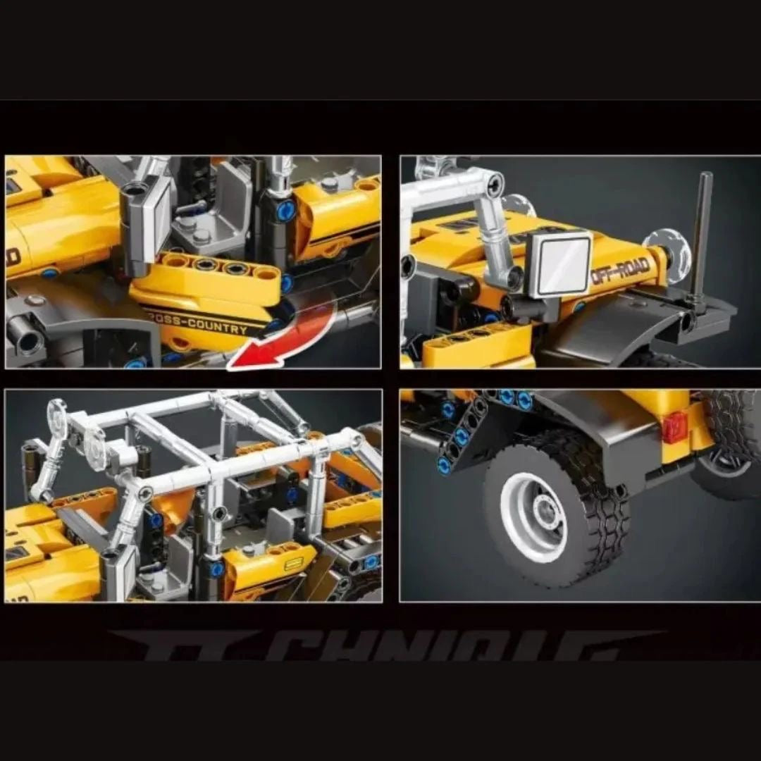 Jeep Rubicon tipo Lego