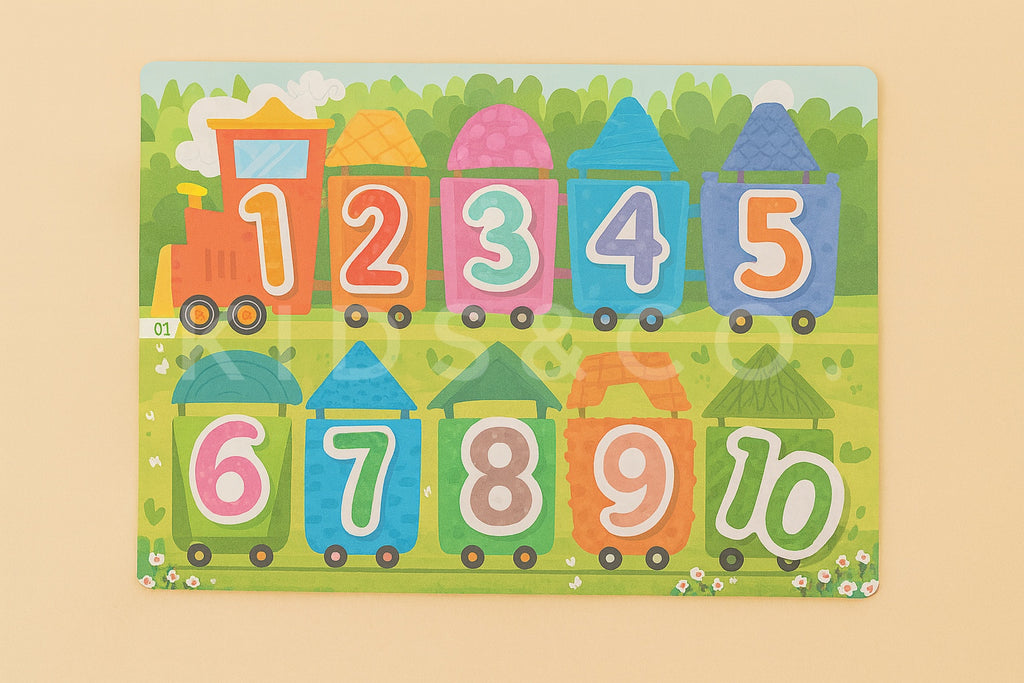 Numeral Busy Book - Libro Interactivo