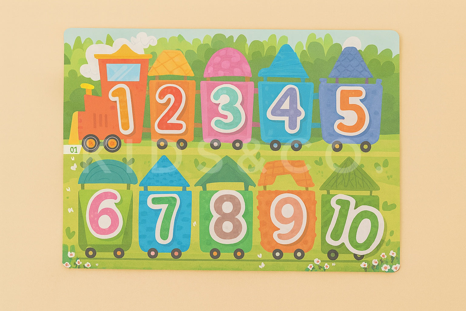 Numeral Busy Book - Libro Interactivo
