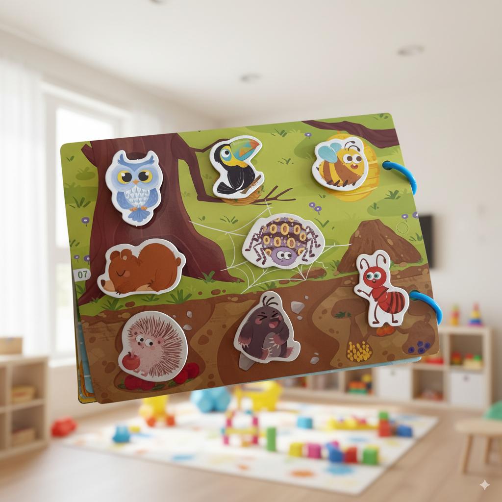 Animal Busy Book - Libro Interactivo
