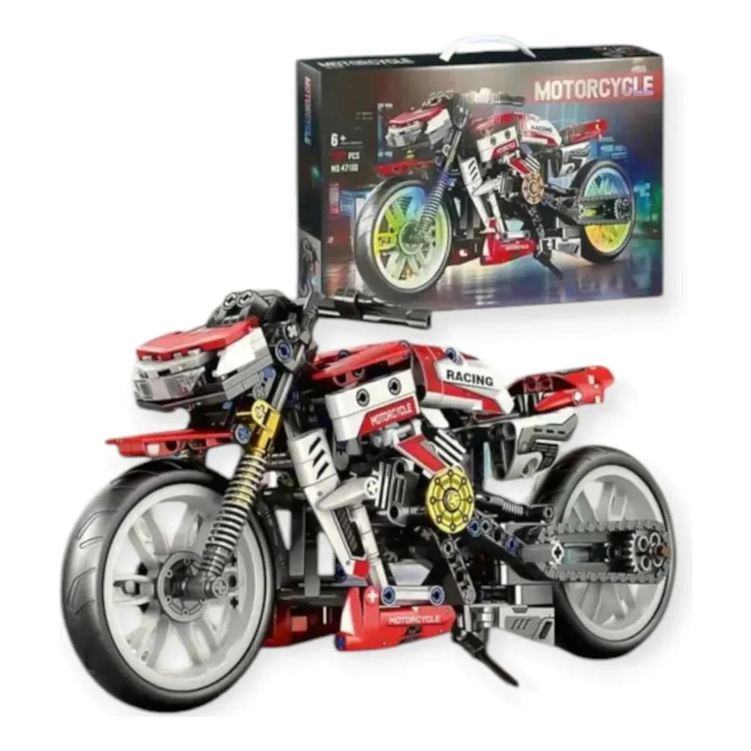 Moto Deportiva tipo Lego
