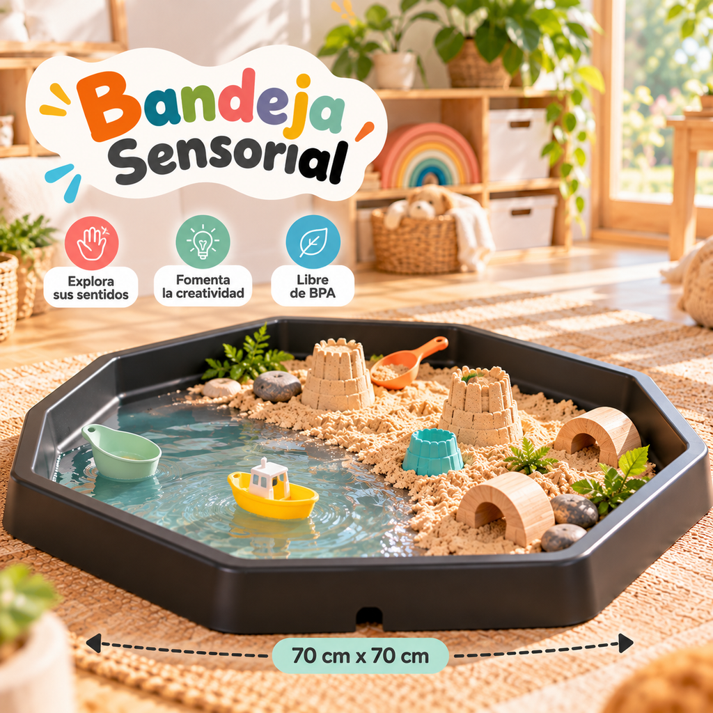 Bandeja Sensorial “Tuff Tray” 70x70 cm