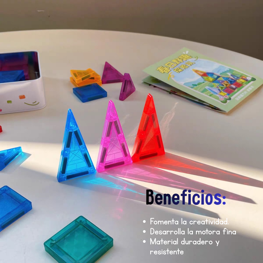 🧲 Set Magnético 54 piezas – versión viaje