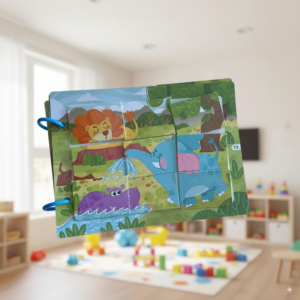 Animal Busy Book - Libro Interactivo
