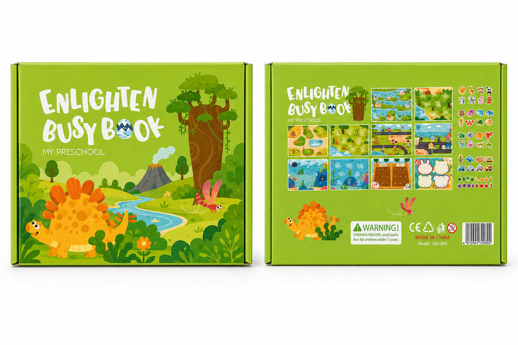 Enlighten Busy Book - Libro Interactivo