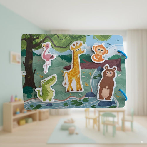 Animal Busy Book - Libro Interactivo