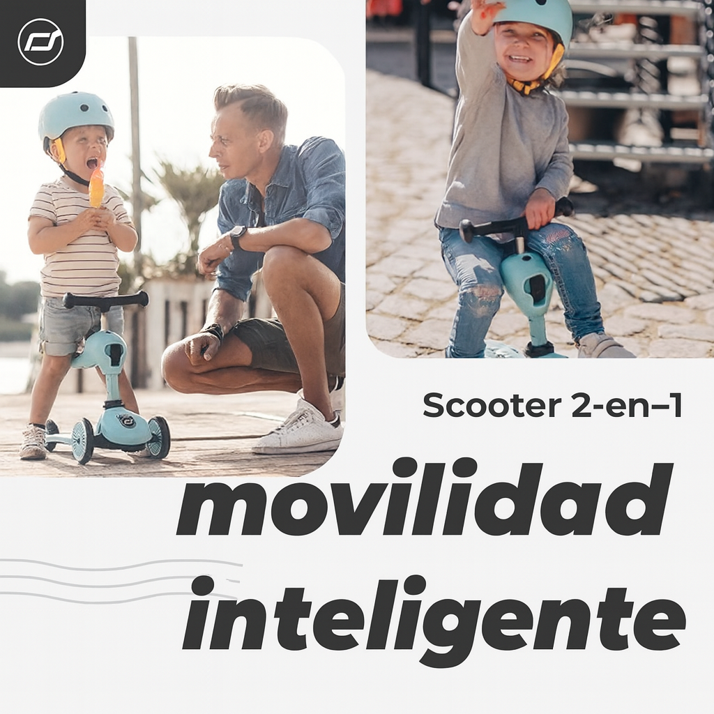 Scooter multifuncional 2 en 1