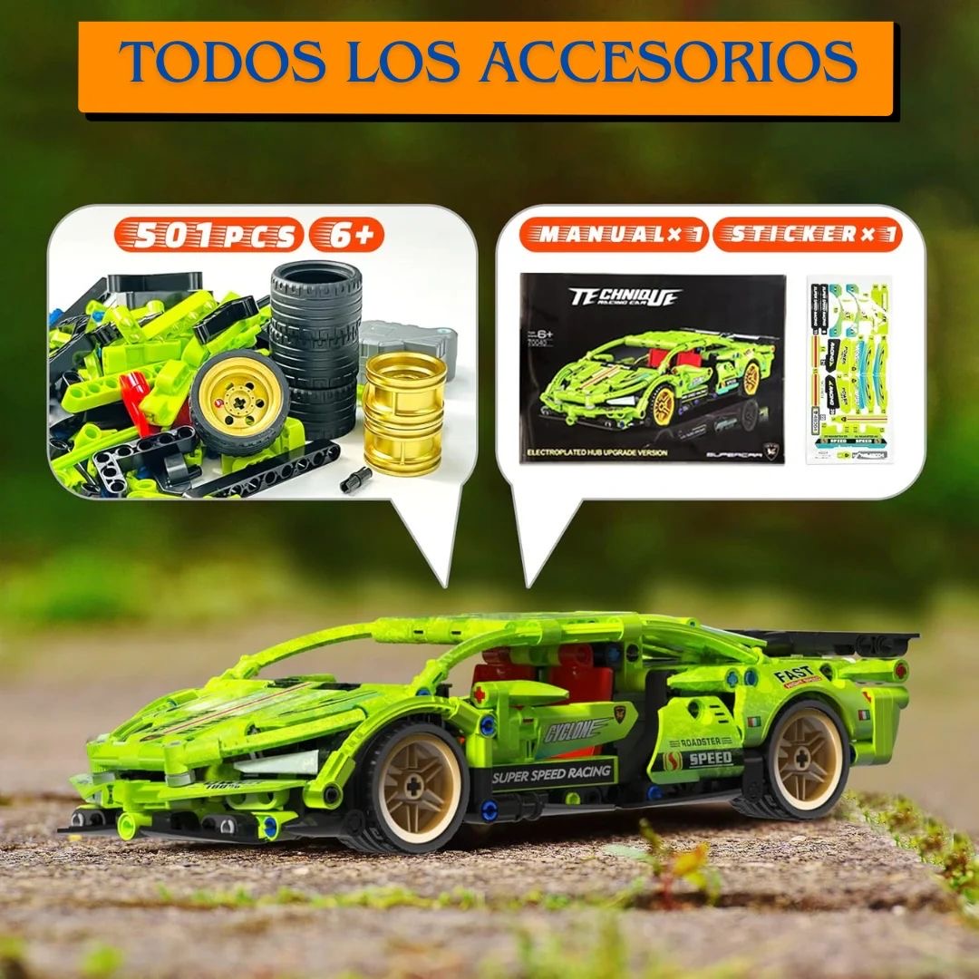 Lamborghini tipo Huracán tipo lego