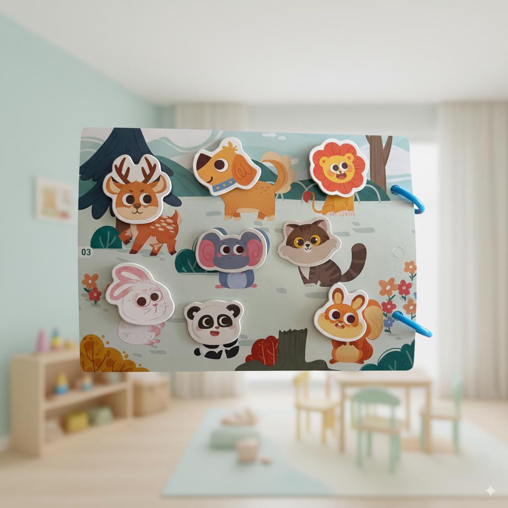 Animal Busy Book - Libro Interactivo