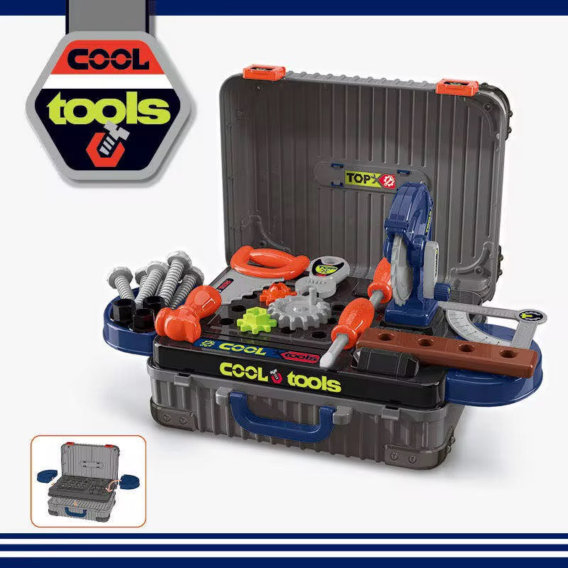 🧰 Taller de Herramientas Infantil 3 en 1 – Maletín Portátil Cool Tools 👷‍♂️✨
