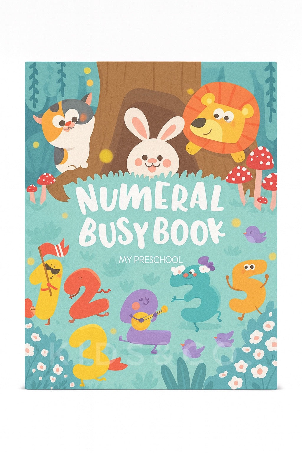 Numeral Busy Book - Libro Interactivo