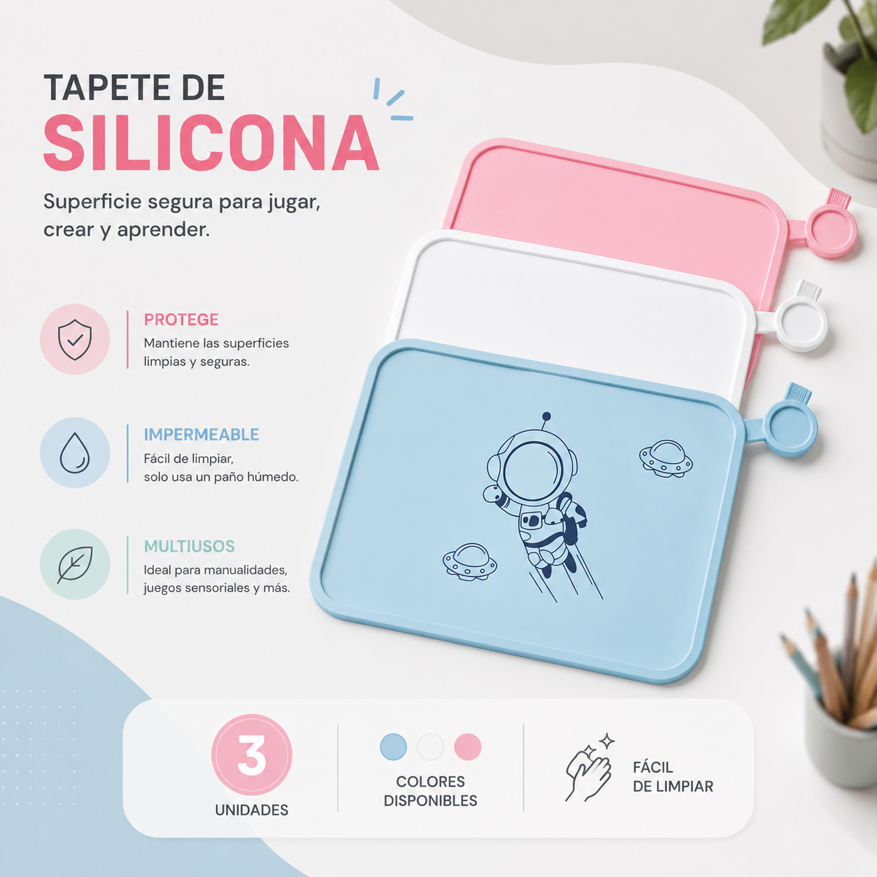 Tapete de Arte Multifuncional (Paquete 5 unidades)