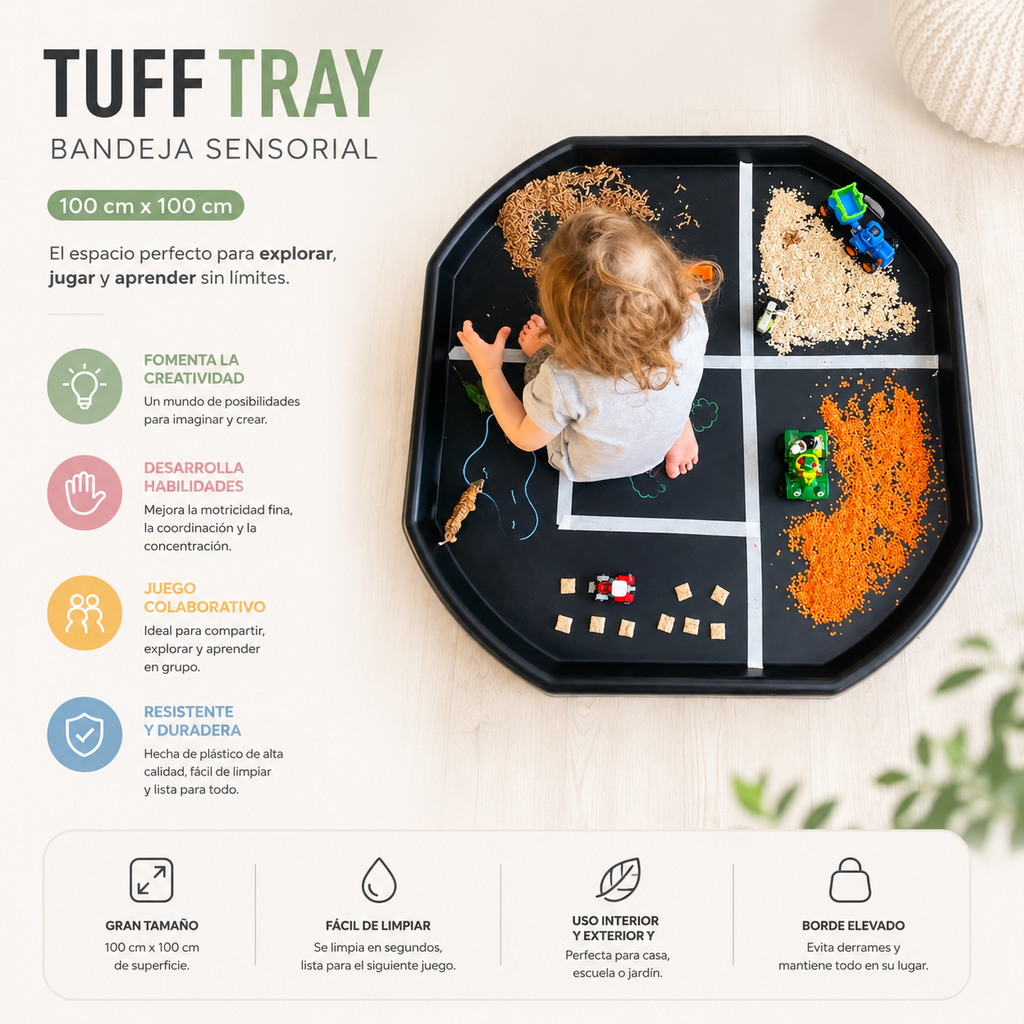Bandeja Sensorial “Tuff Tray” 100x100