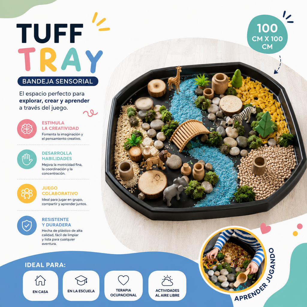 Bandeja Sensorial “Tuff Tray” 100x100