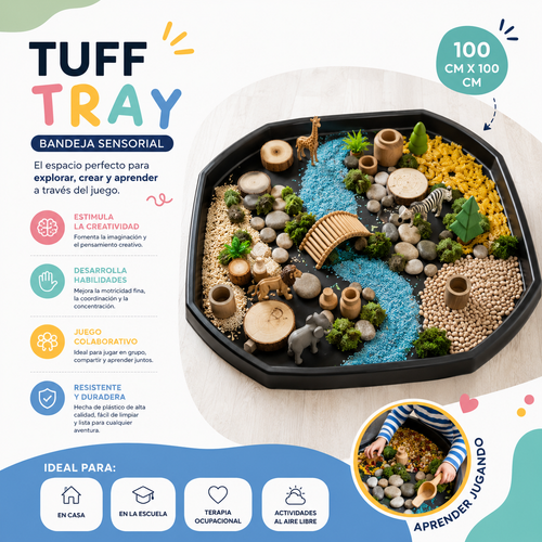 Bandeja Sensorial “Tuff Tray” 100x100
