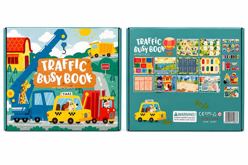 Traffic Busy Book - Libro Interactivo