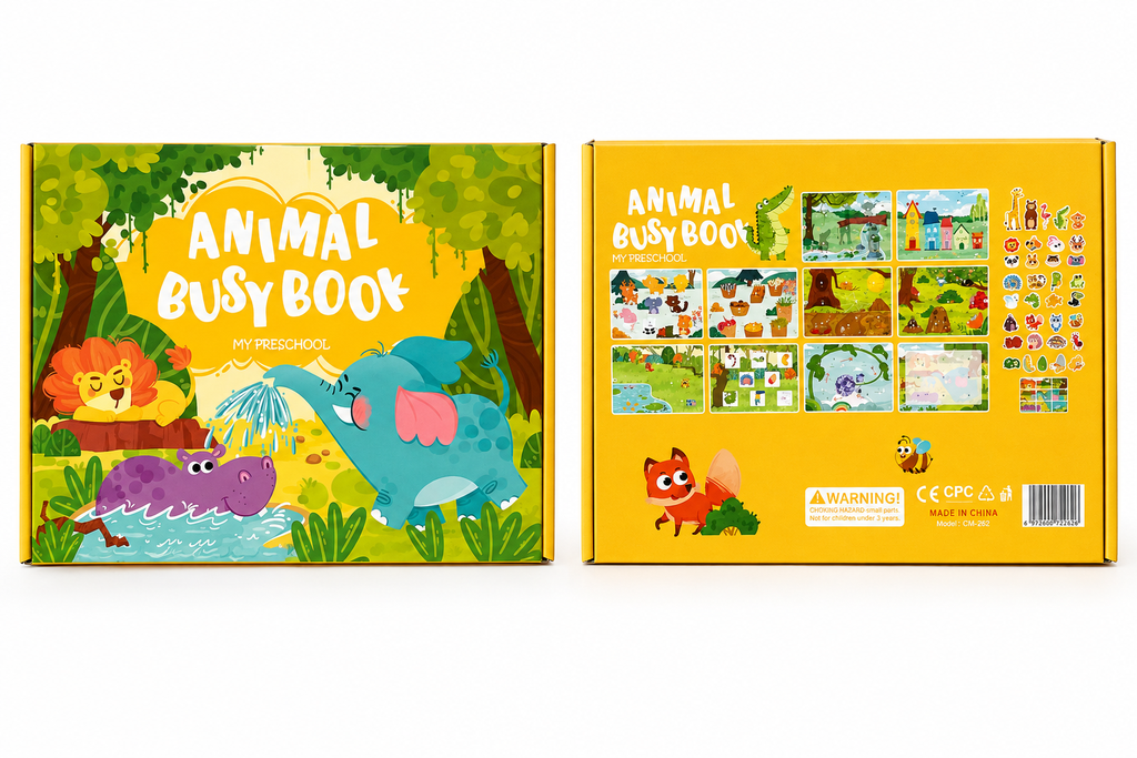 Animal Busy Book - Libro Interactivo