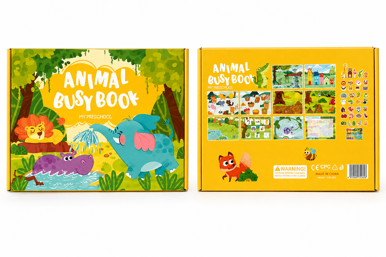 Animal Busy Book - Libro Interactivo