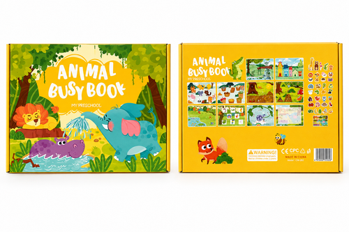 Animal Busy Book - Libro Interactivo