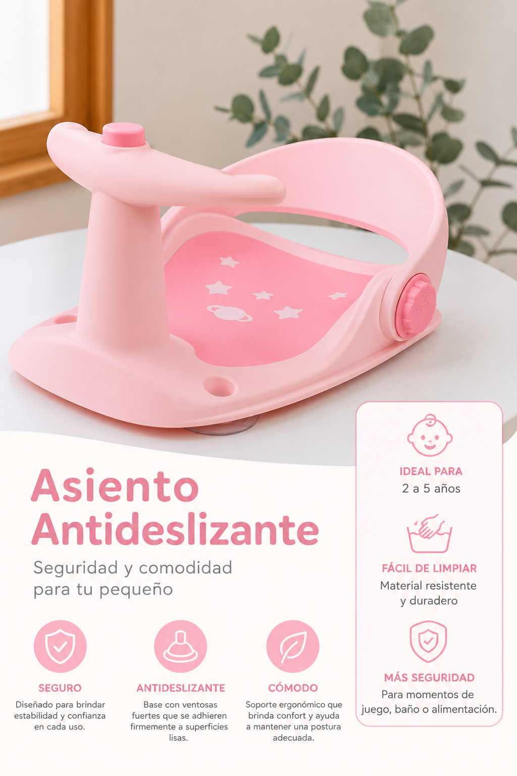 Asiento Antideslizante
