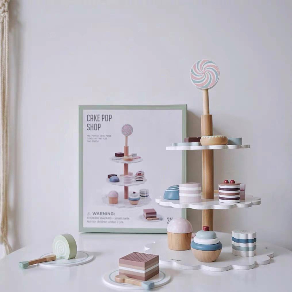 🍰 Set de Repostería “Cake Pop Shop” – Juguete de Madera