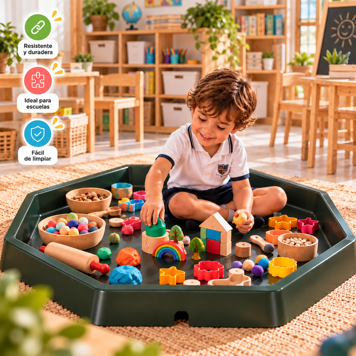 Bandeja Sensorial “Tuff Tray” 70x70 cm
