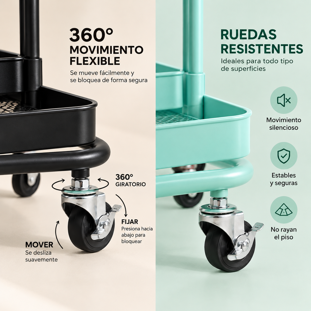 Carrito Organizador 3 Niveles