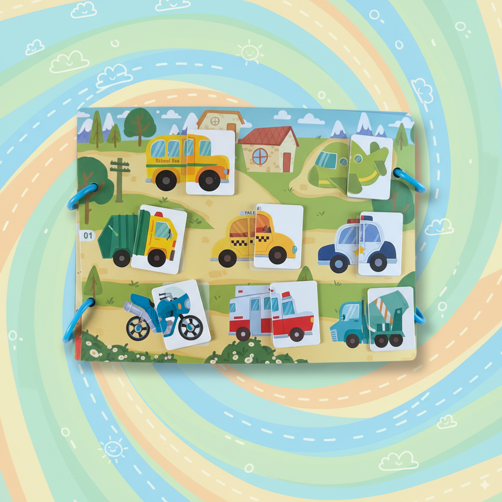 Traffic Busy Book - Libro Interactivo