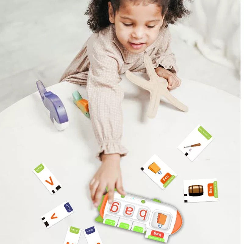 🔤🎵 Juego Bilingüe Electrónico para Formar Palabras – Aprendizaje Temprano